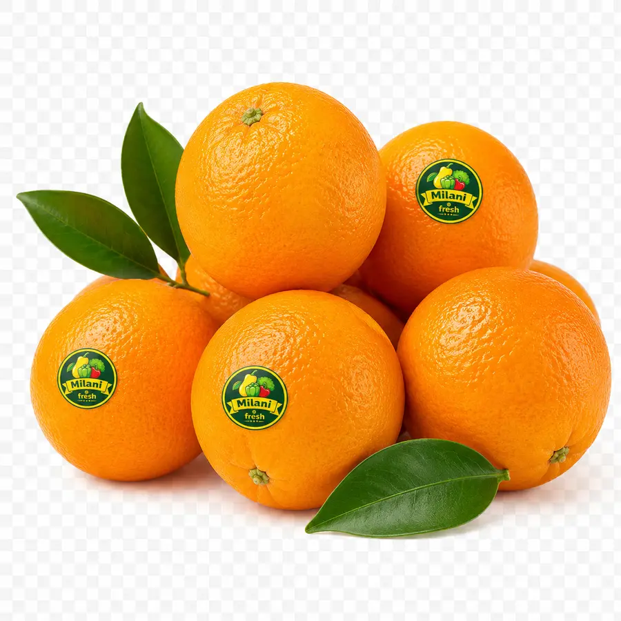 Fresh Milani Fresh branded oranges